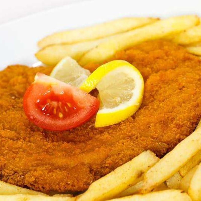 Argentinian Chicken Milanese with Fries photo