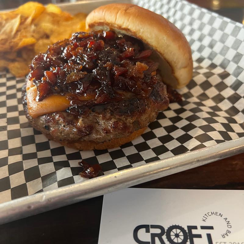 Smoked Cheddar Burger photo