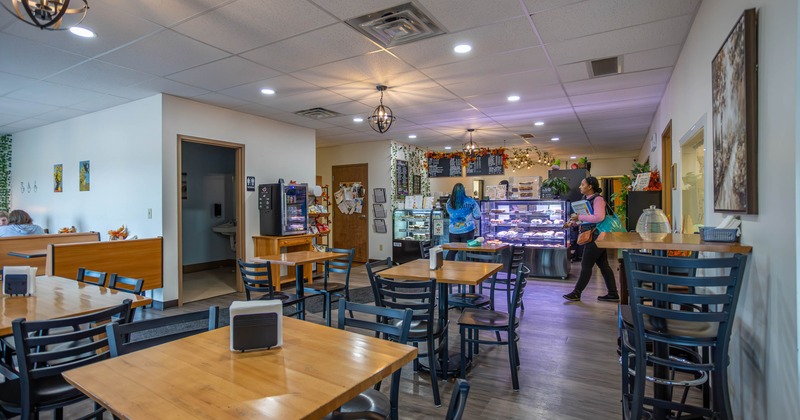 Seating and dining area