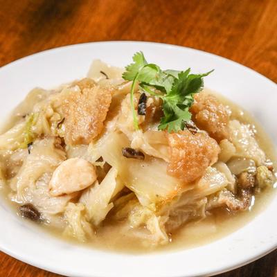 Cabbage with Pork plate.