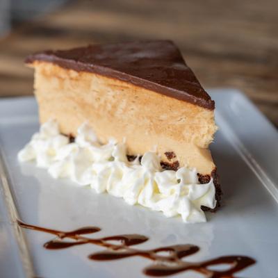 A served piece of cake.