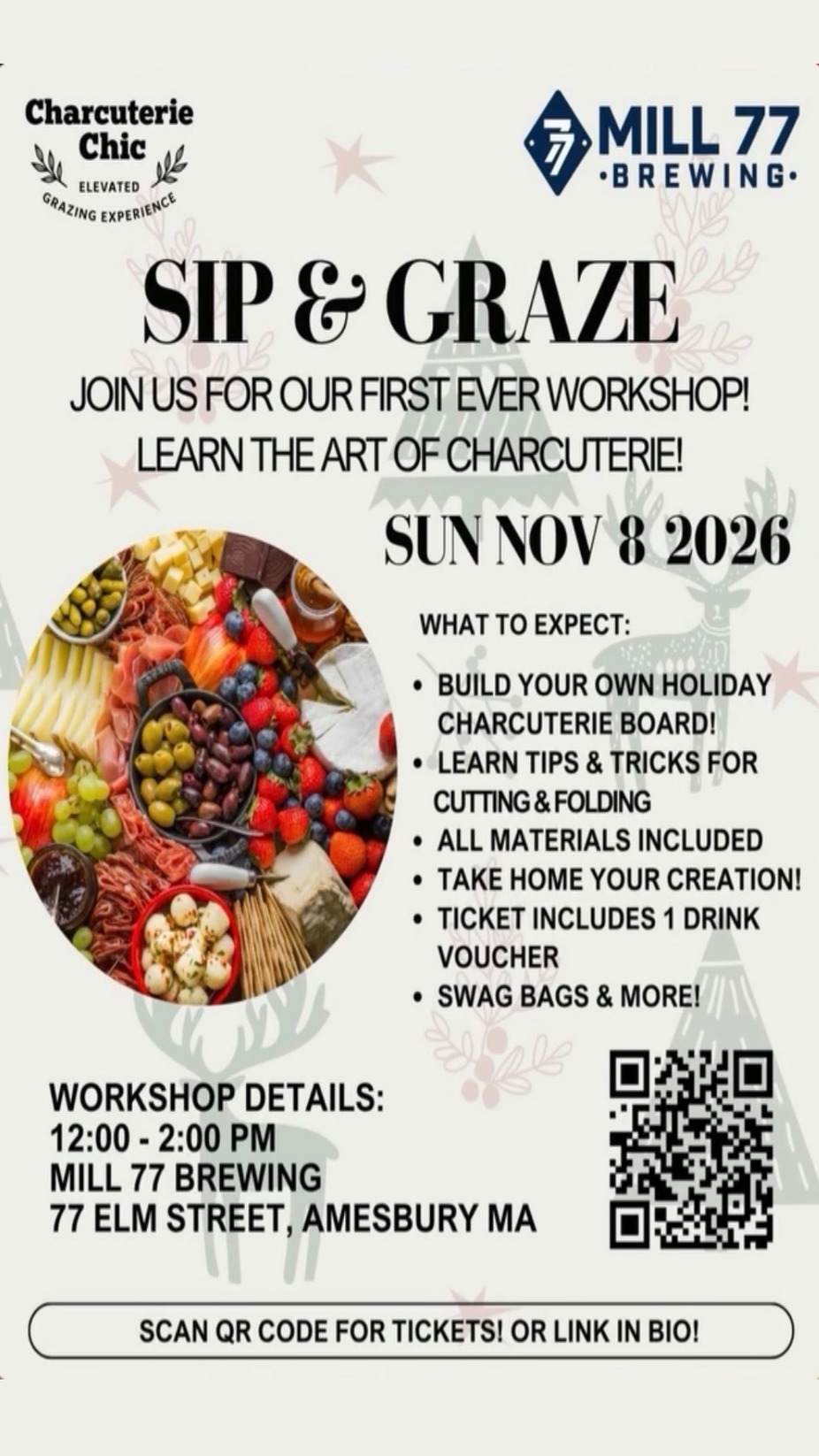Sip & Graze - Charcuterie Workshop event photo