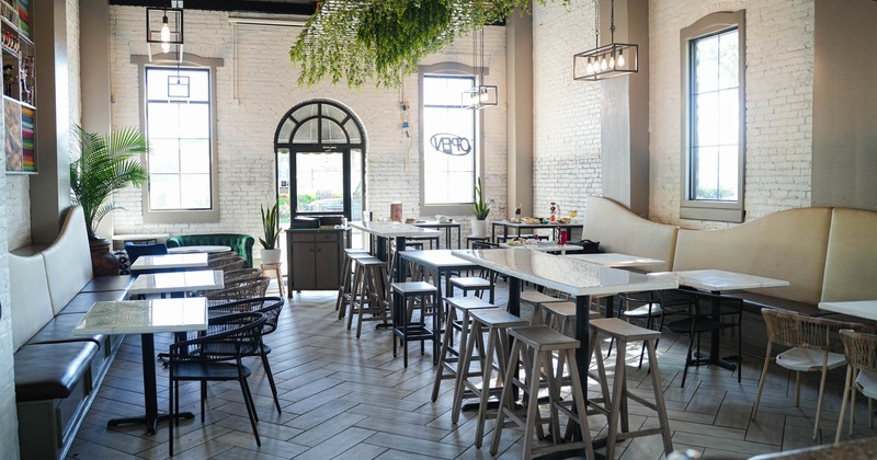 Interior, dining area