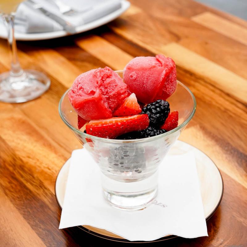 Sorbet With Berries photo