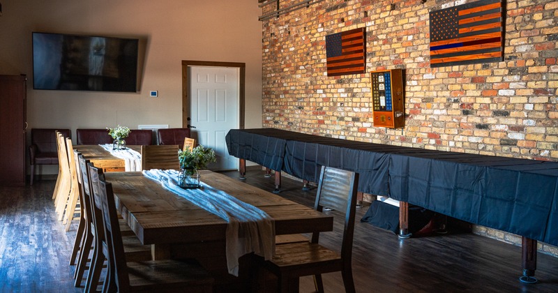 Interior, diner table, chairs