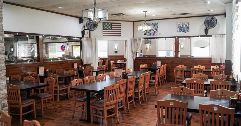 Interior, dining area