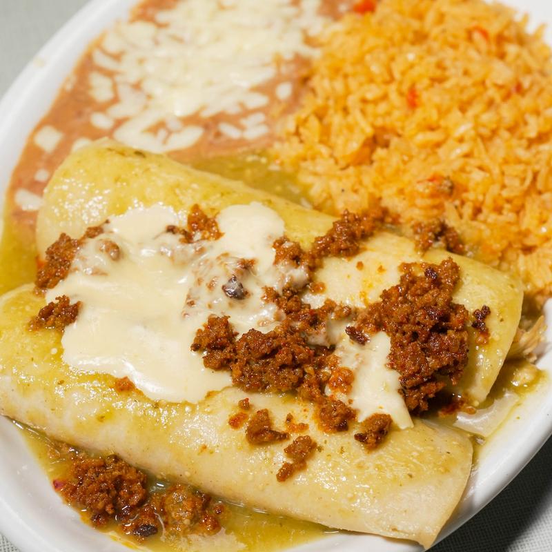 menu item 3 of 8, Enchiladas Aztecas