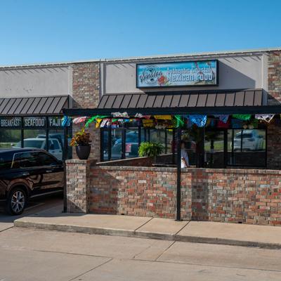 Restaurant exterior.