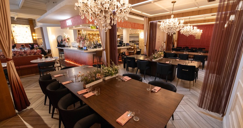 Interior, seating area