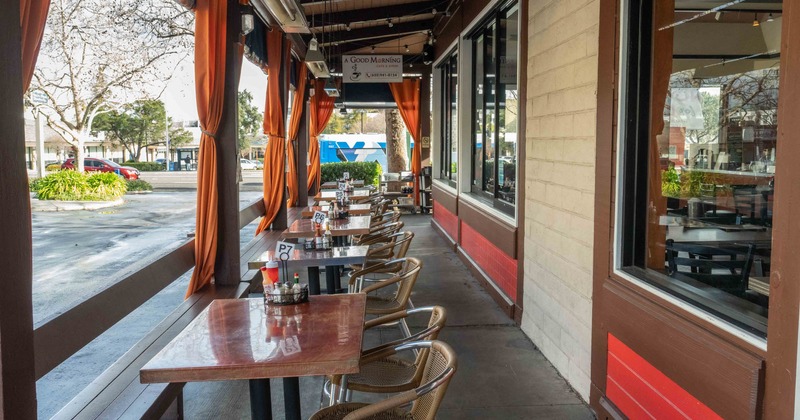 Exterior seating area