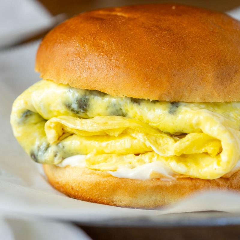 Mushroom Egg Goat Cheese photo