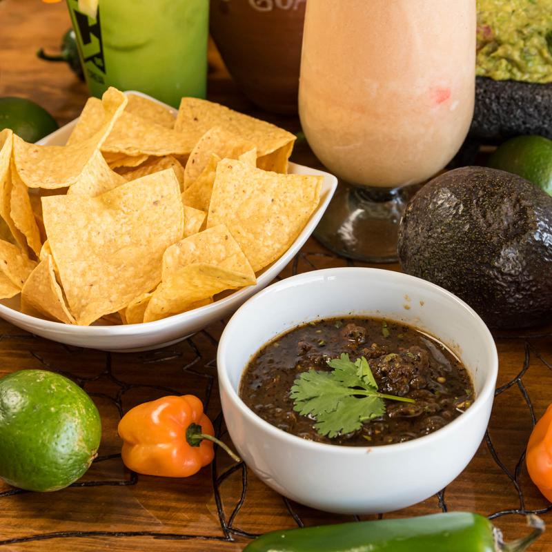 Chips with Molcajete Salsa photo