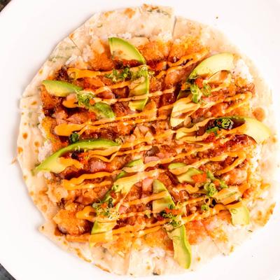Sushi Pizza.