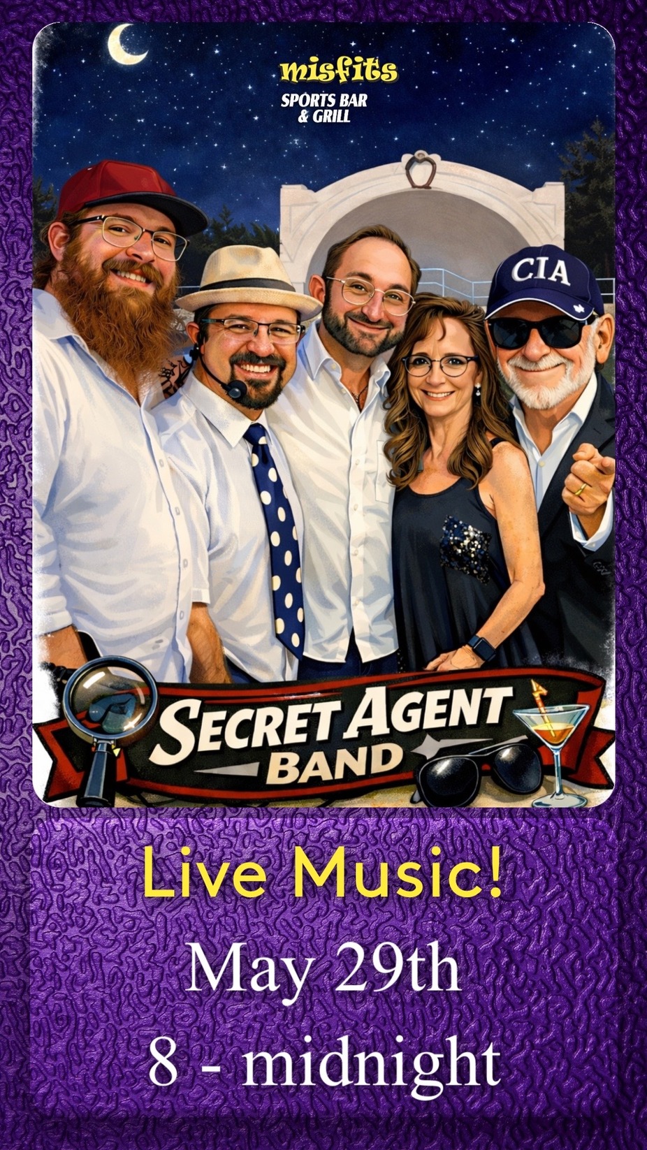 Secret Agent Band event photo