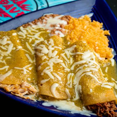 Enchiladas Verdes.