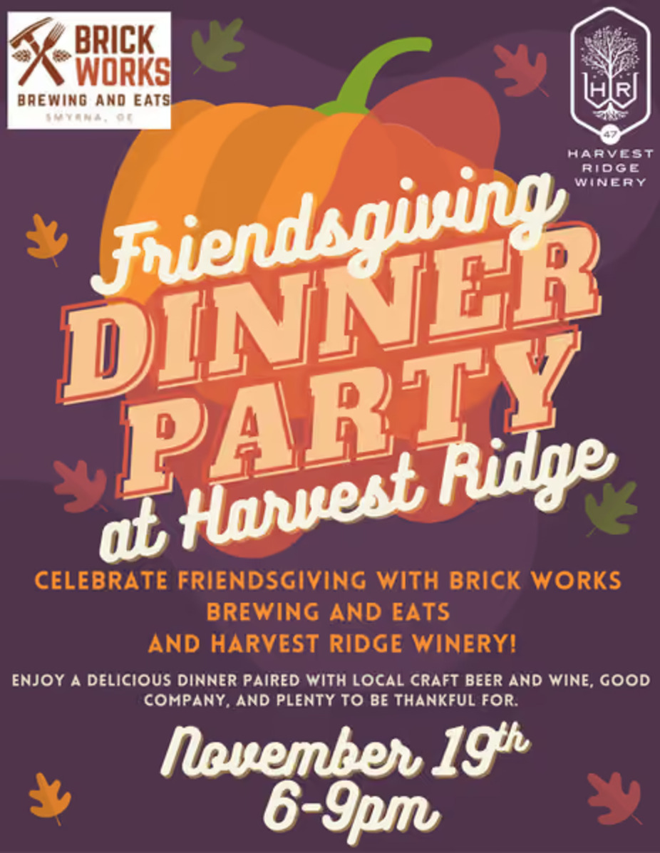 Friendsgiving Dinner Party at Harvest Ridge Winery event photo