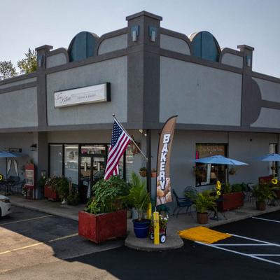 The restaurant's building.