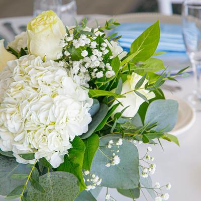 A bouquet of flowers.