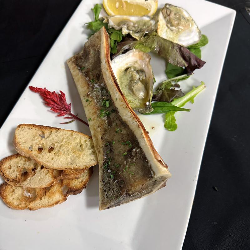Roasted Oysters and Bone Marrow photo