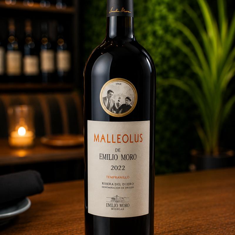 menu item 57 of 116, Tempranillo Malleolus Emilio Moro, Ribera Del Duero, Spain 2022