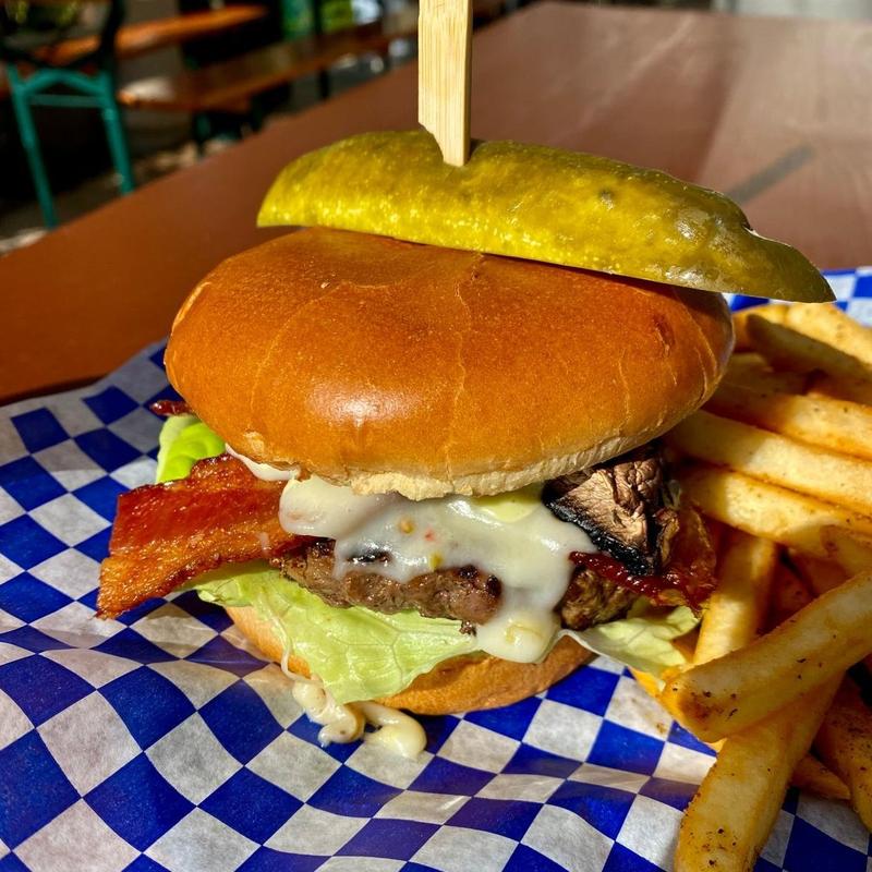 Burger of the Month : Portobello Cheese Burger photo