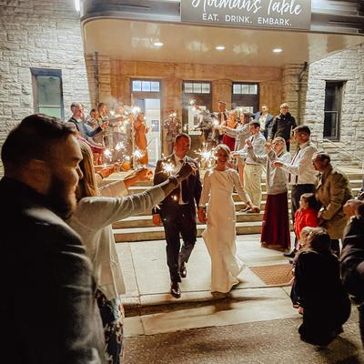 A wedding celebration