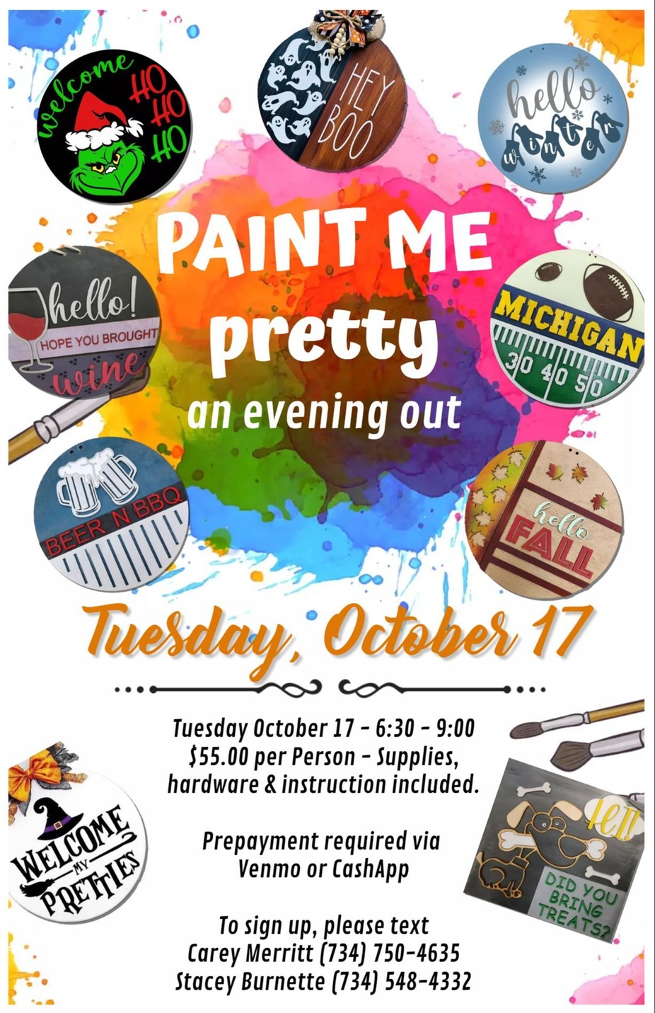 Paint Me Pretty Party! event photo