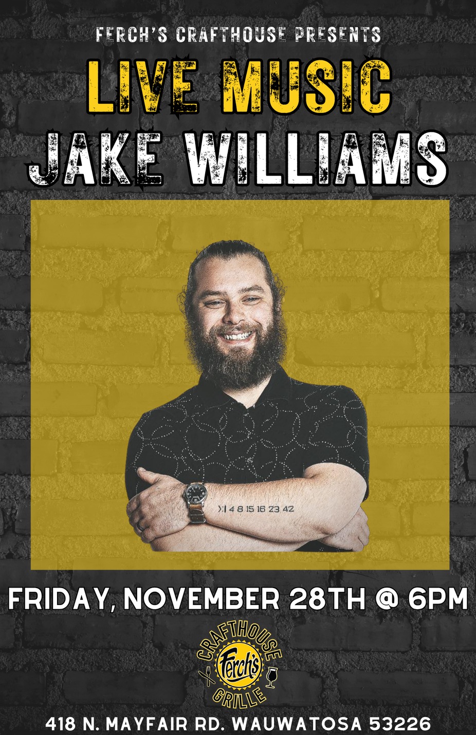 Live Music- Jake Williams event photo