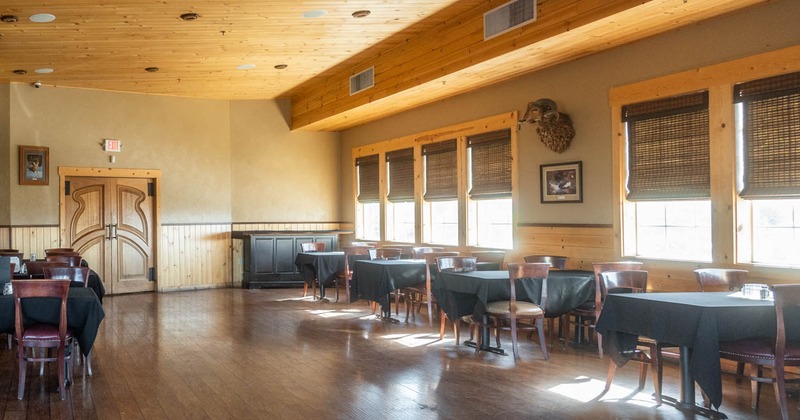 Interior, dining area