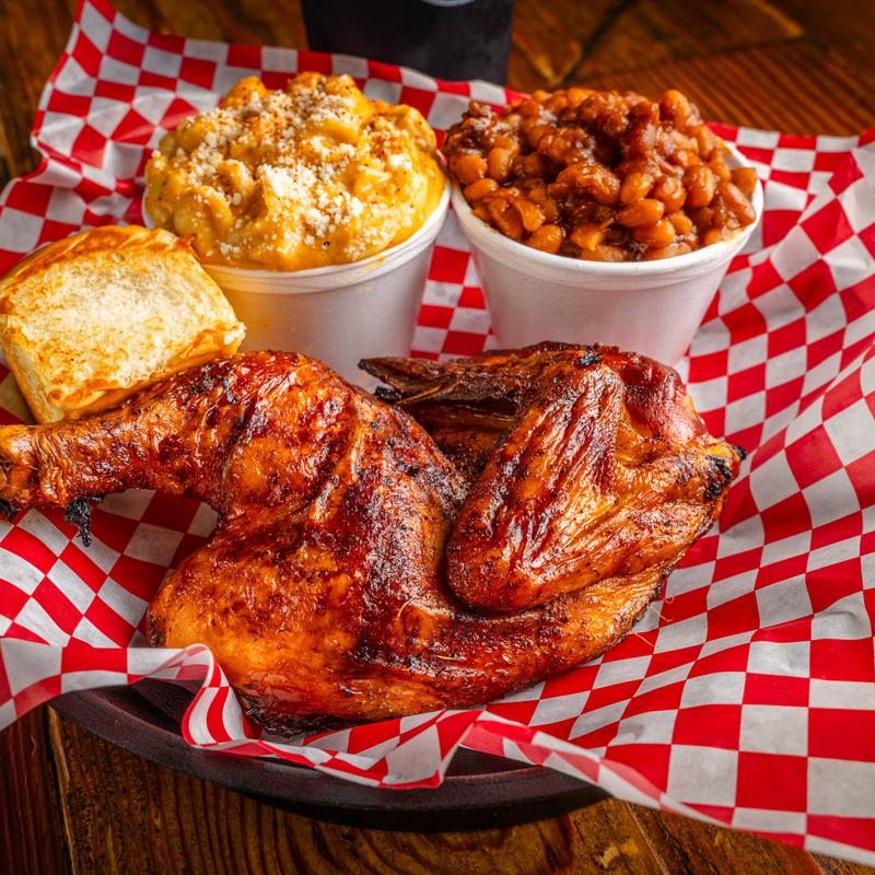 menu item 6 of 14, 1/2 Smoked Chicken