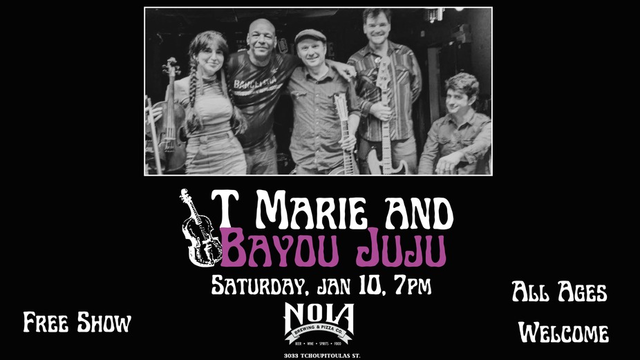 FREE LIVE MUSIC:   T Marie and Bayou Juju event photo