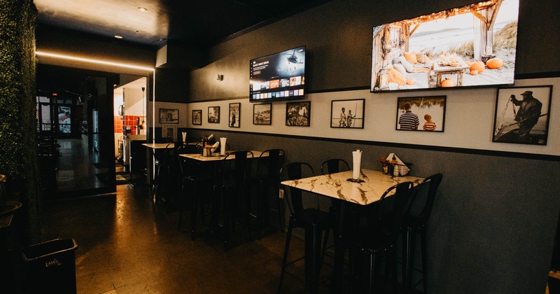 Interior, main seating space