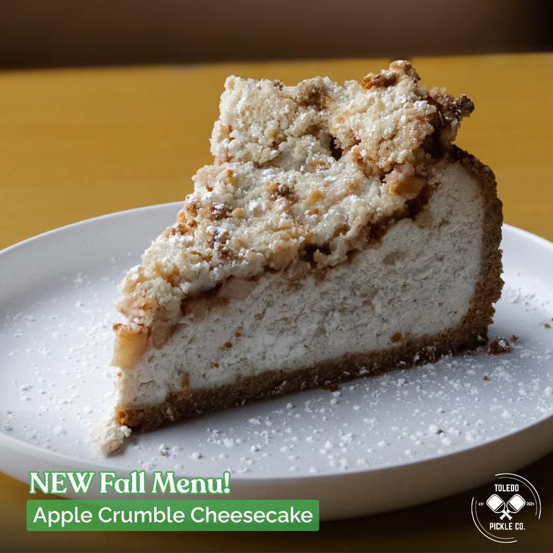 menu item 25 of 26, Apple Crumble Cheesecake