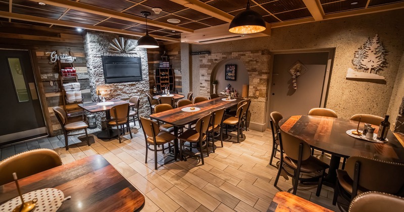 Interior, seating area