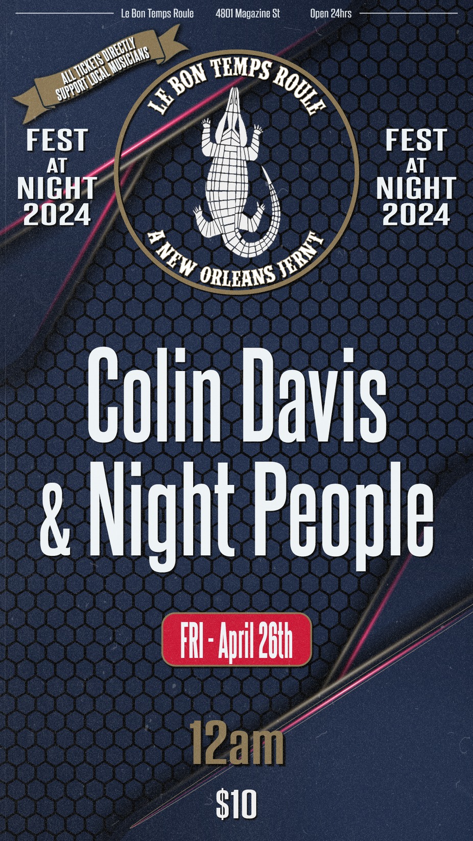 Colin Davis & Night People event photo