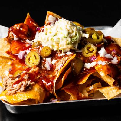 Loaded nachos.