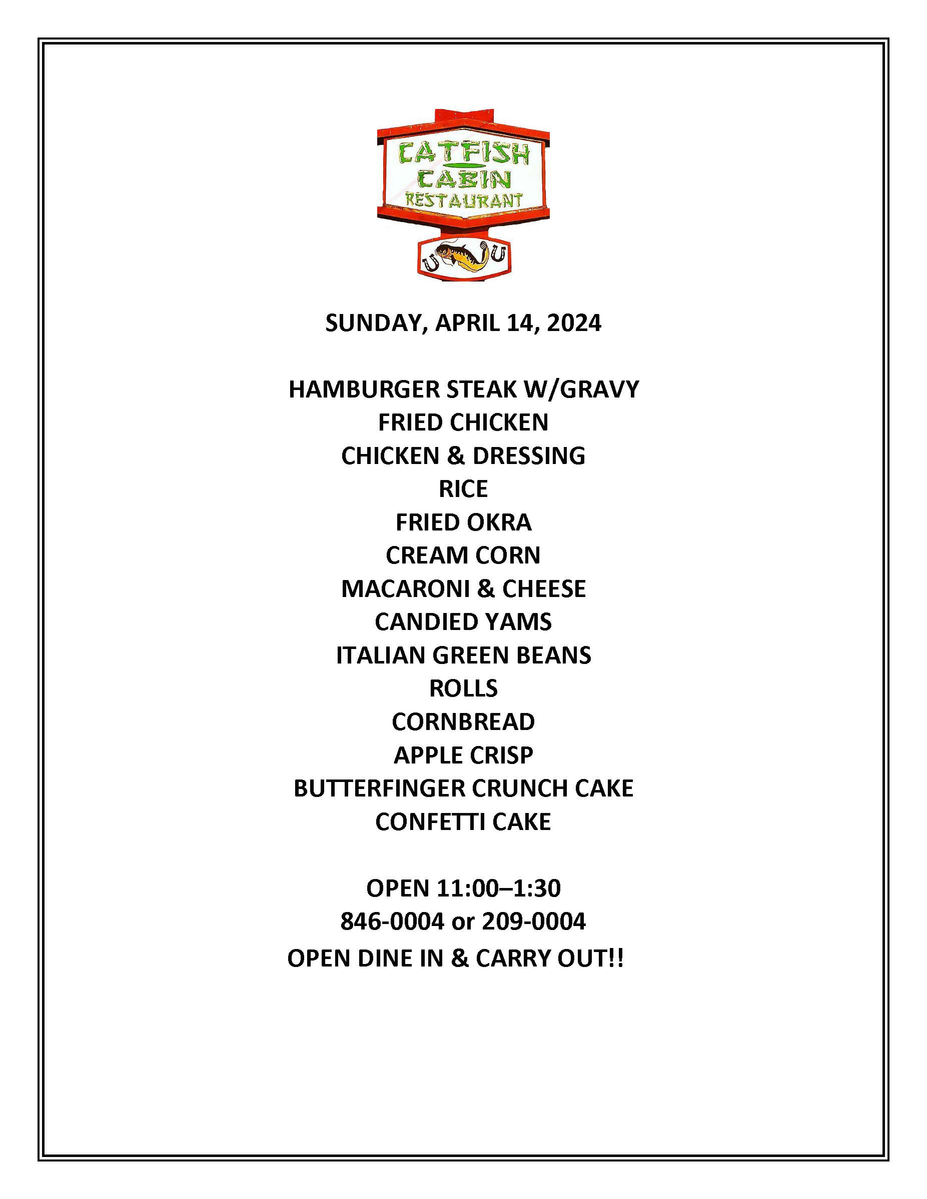 Catfish Cabin Boyle, MS