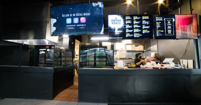 Checkout counter area