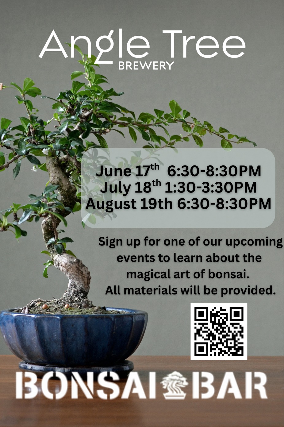 Bonsai Bar event photo