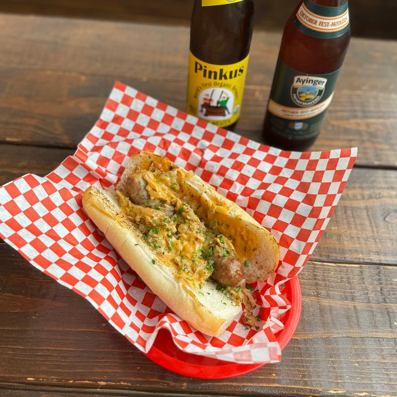 Grilled Bratwurst Sandwich photo