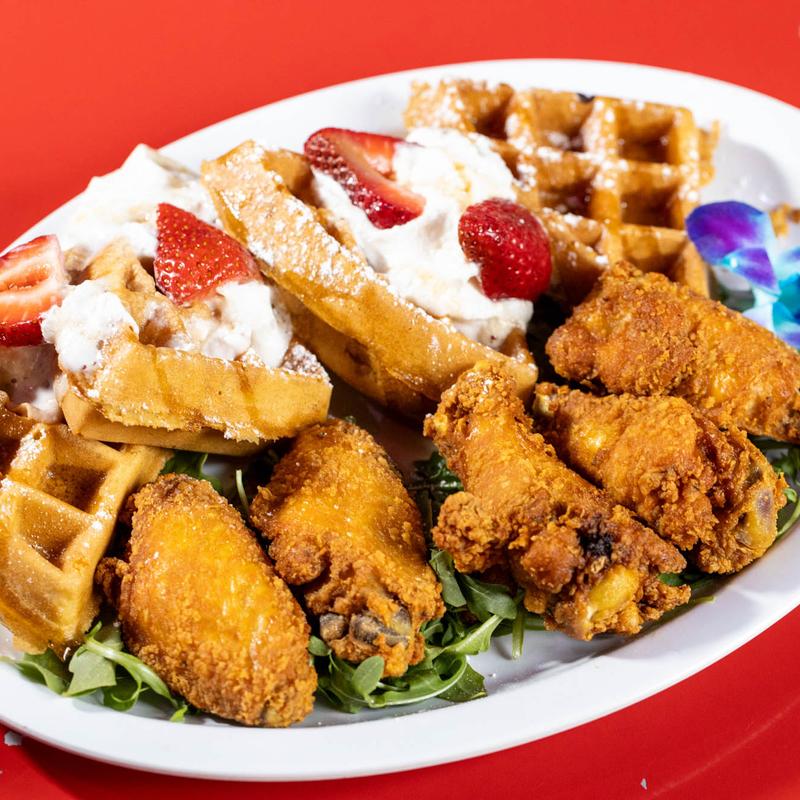menu item 3 of 7, Chicken & Waffles