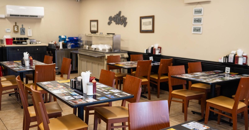 Interior, dining area