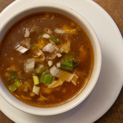 The hot and sour soup.