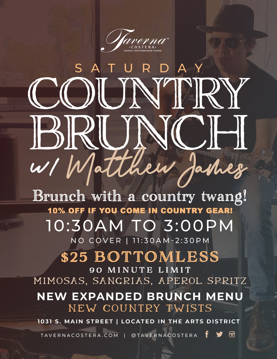 Country Brunch with Matthew James event photo