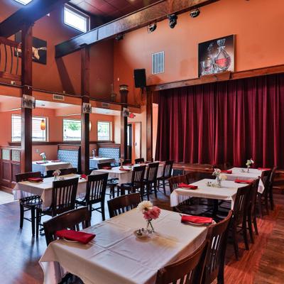 Diner area, angle view.