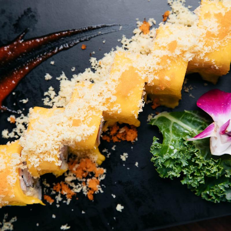 Mango Salmon Special Roll photo