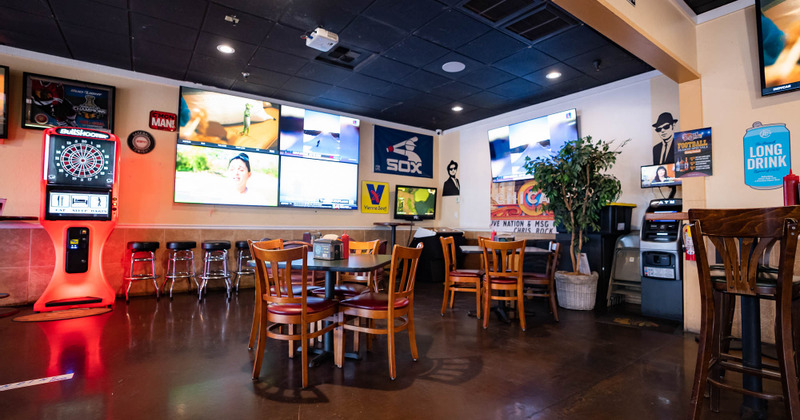 Interior, dining area