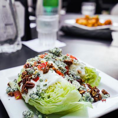Blue Cheese Wedge salad.