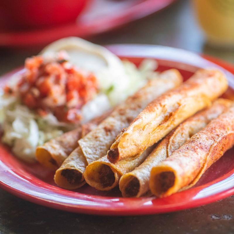 menu item 2 of 15, Chicken and Cheese Crispy Fried Flautas