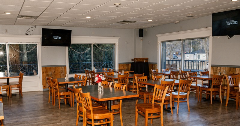 Interior space, seating area